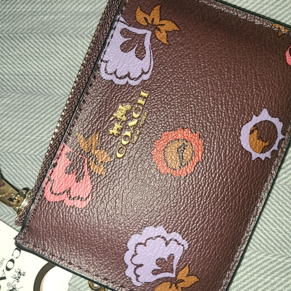 COACH NEW YORK CARD HOLDER NWT BROWN - Picture 1 of 5